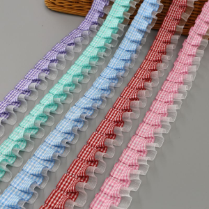 Pleated lace