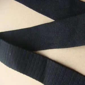 Flat knitting ribbon