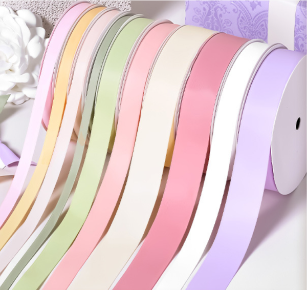 delustering double-faced ribbon