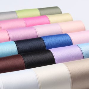 Korean-style poly-cotton ribbon