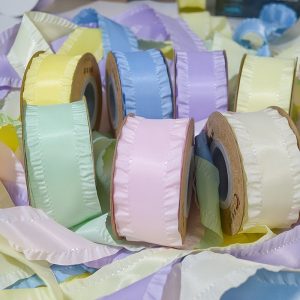 Polyester skirt edge ribbon