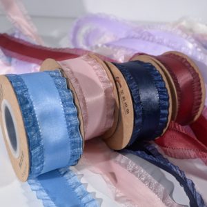 Skirt edge organza ribbon