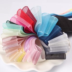 irregular organza ribbon